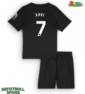 Tottenham Hotspur Xavi Simons #7 Bortaställ Barn 2025-26 Kortärmad (+ Korta byxor)